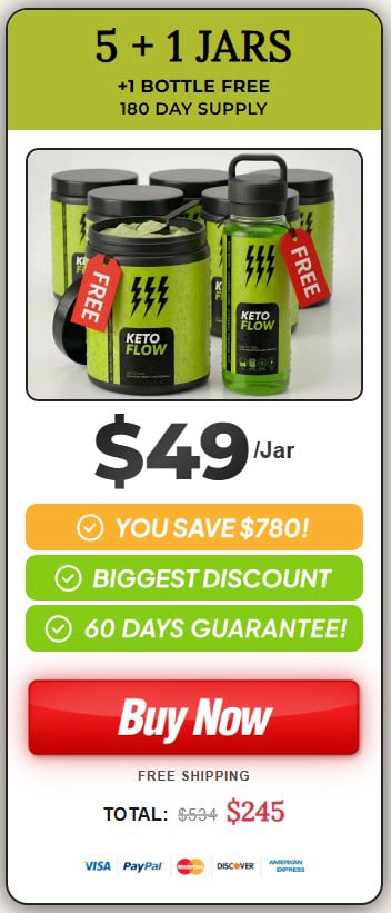ketoflow 6 jars price